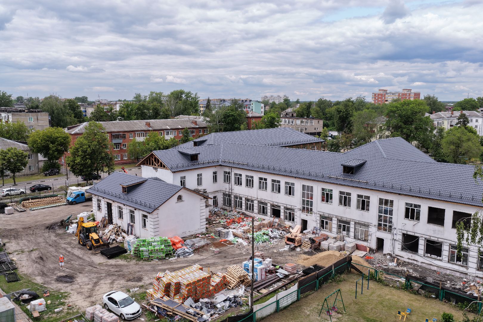 видео с коптера, школа 2 в шатуре, образование в шатуре,