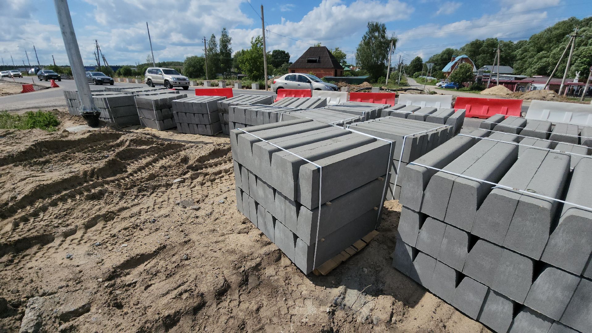 трасса серпухов-протвино, деревня калиново, строительство дороги, расширение трассы, шумозащитные экраны,
