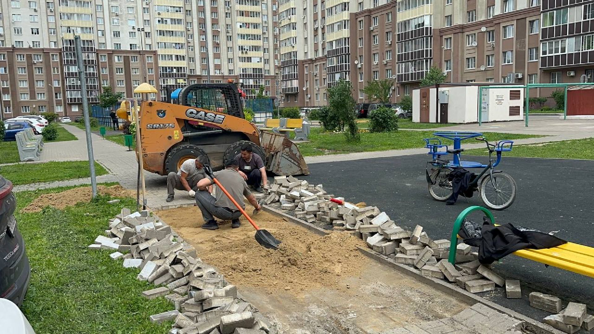 благоустойство, домодедово,