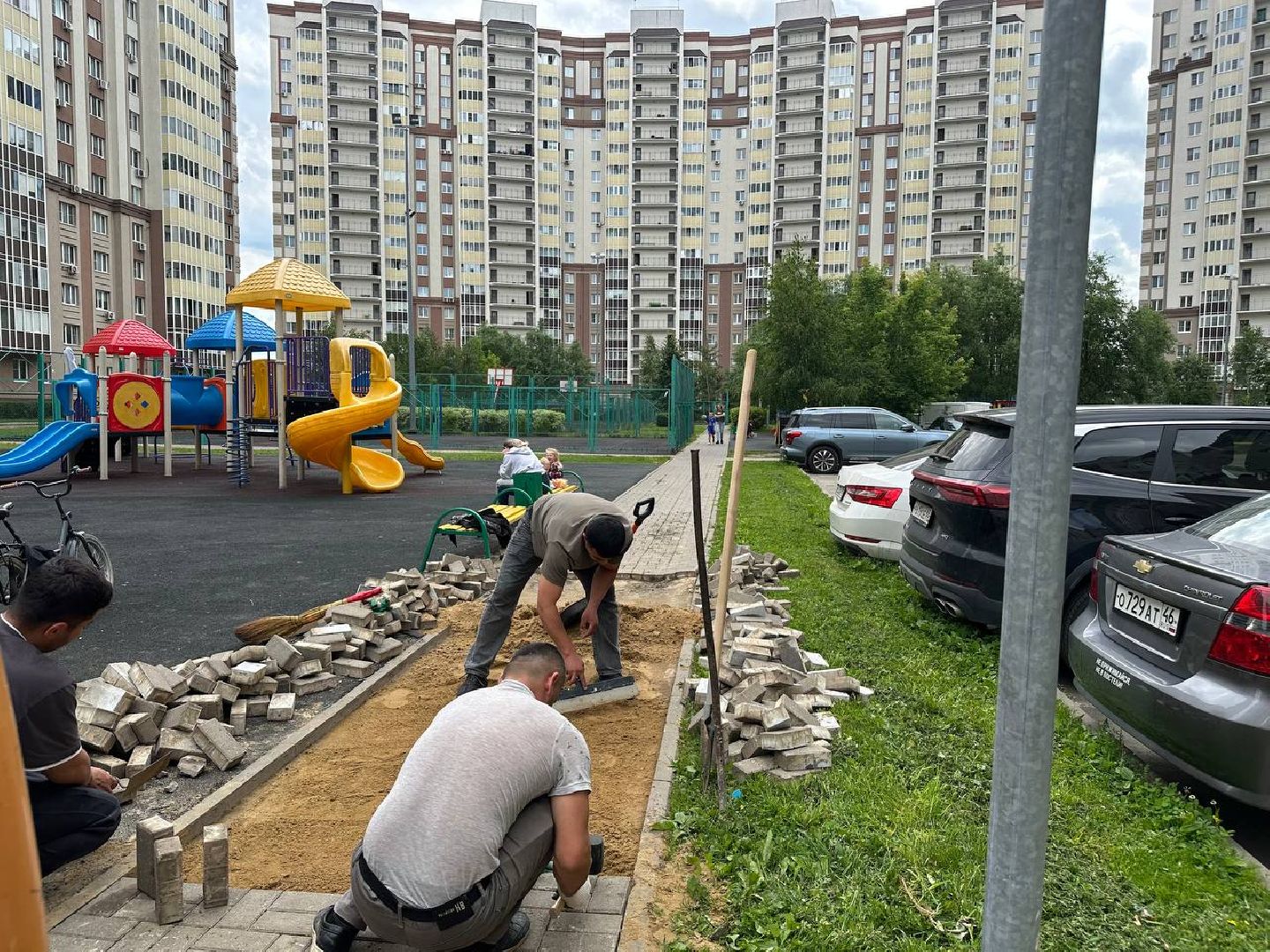 благоустойство, домодедово,