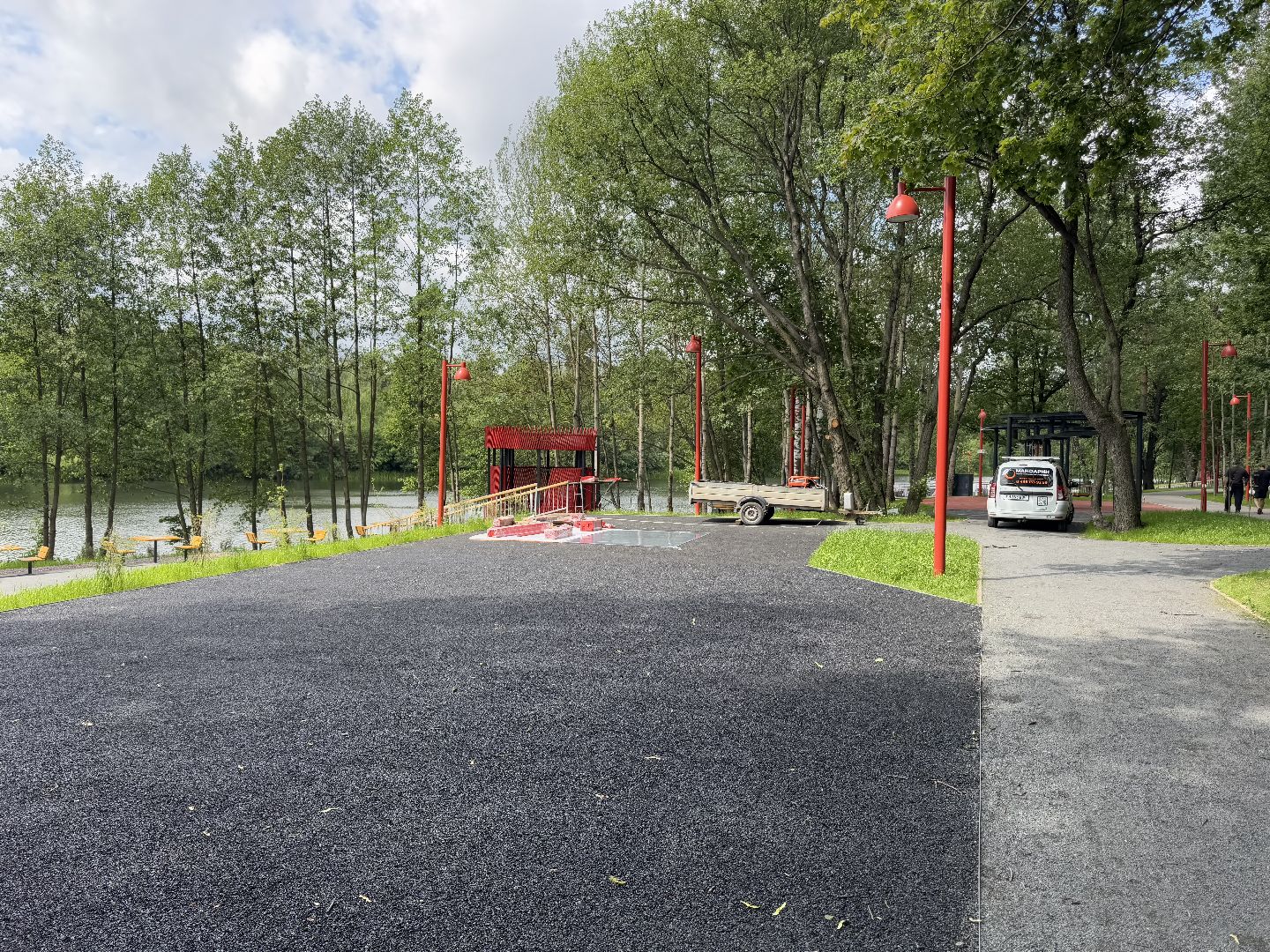 балашиха, кучинский лесопарк, благоустройство, первый этап,