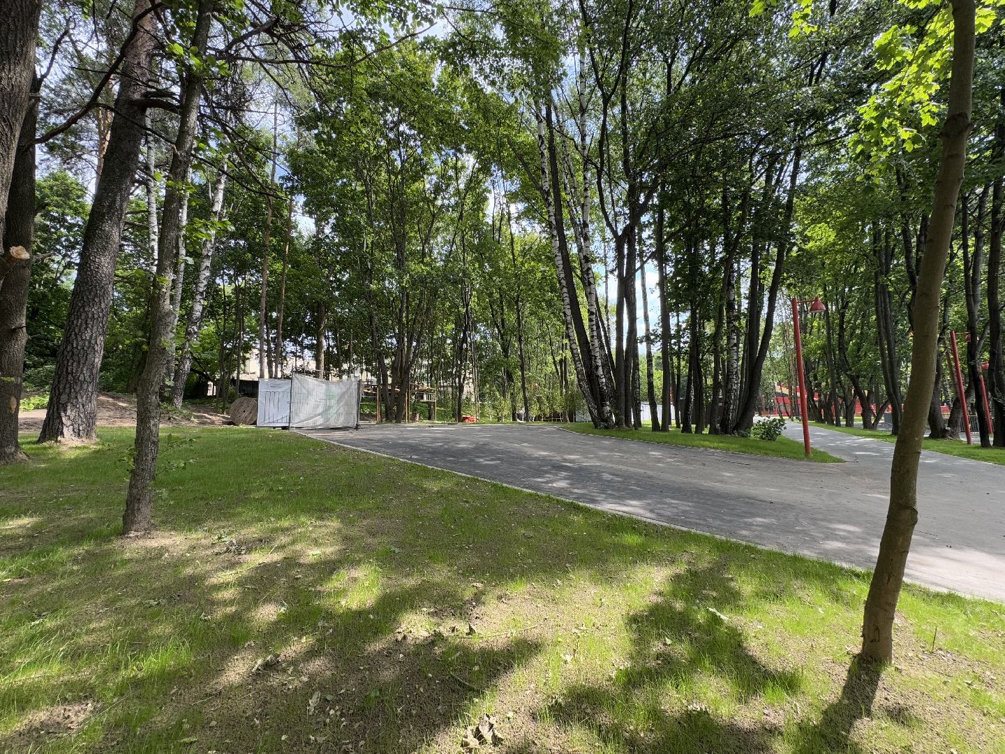 балашиха, кучинский лесопарк, благоустройство, первый этап,