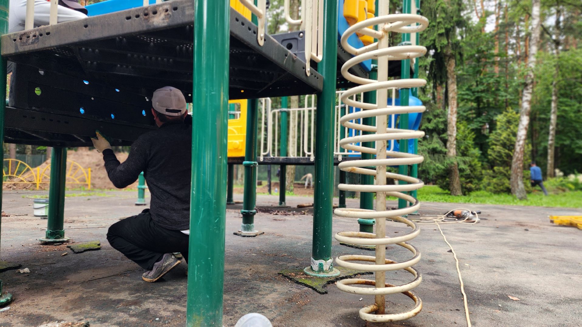 домодедово, благоустройство , подмосковье , парк елочки , ремонт , капремонт , детская  площадка, демонтаж, спортплощадка, спортивная площадка, дети, досуг ,