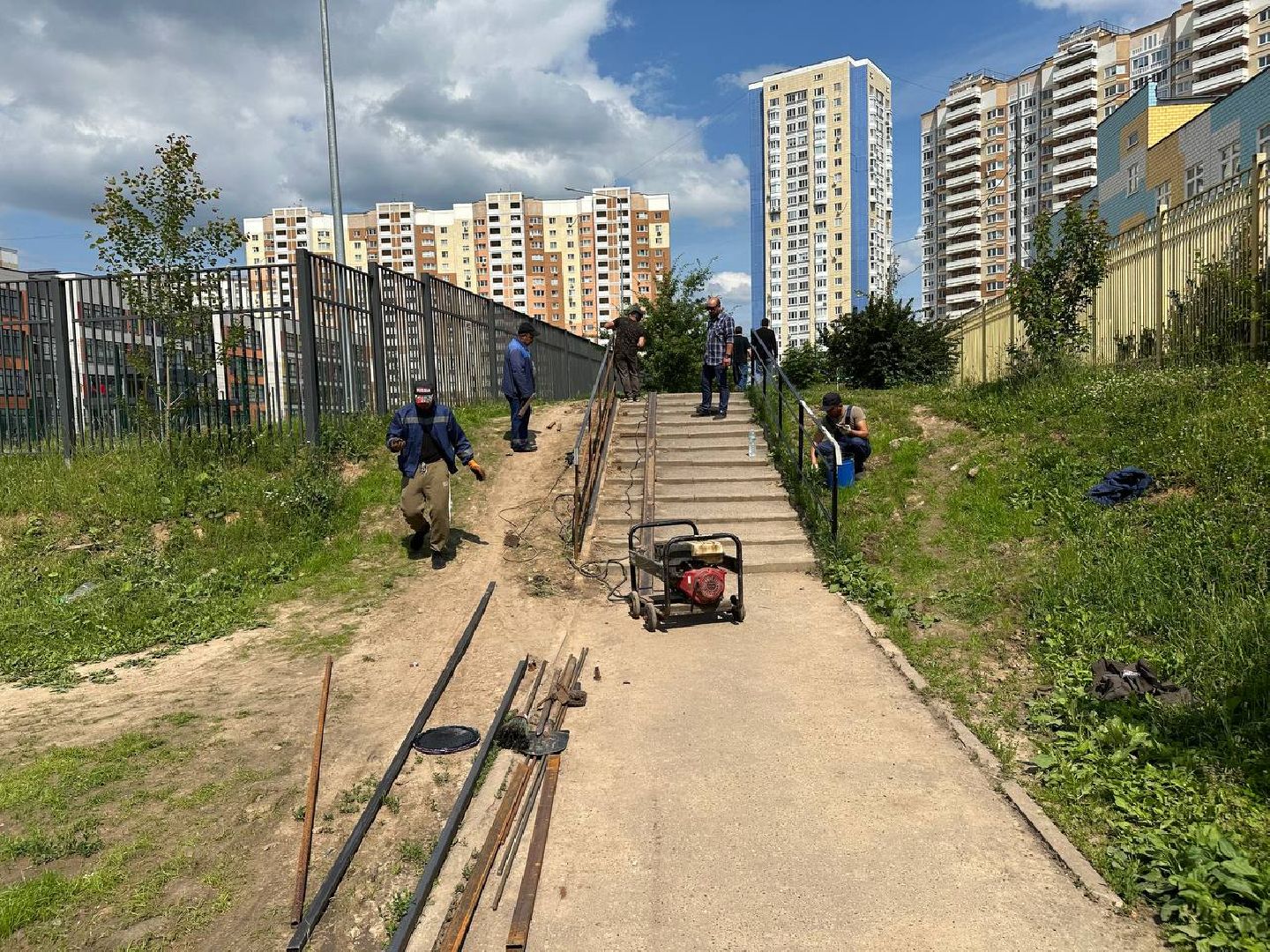 благоустройство, домодедово,