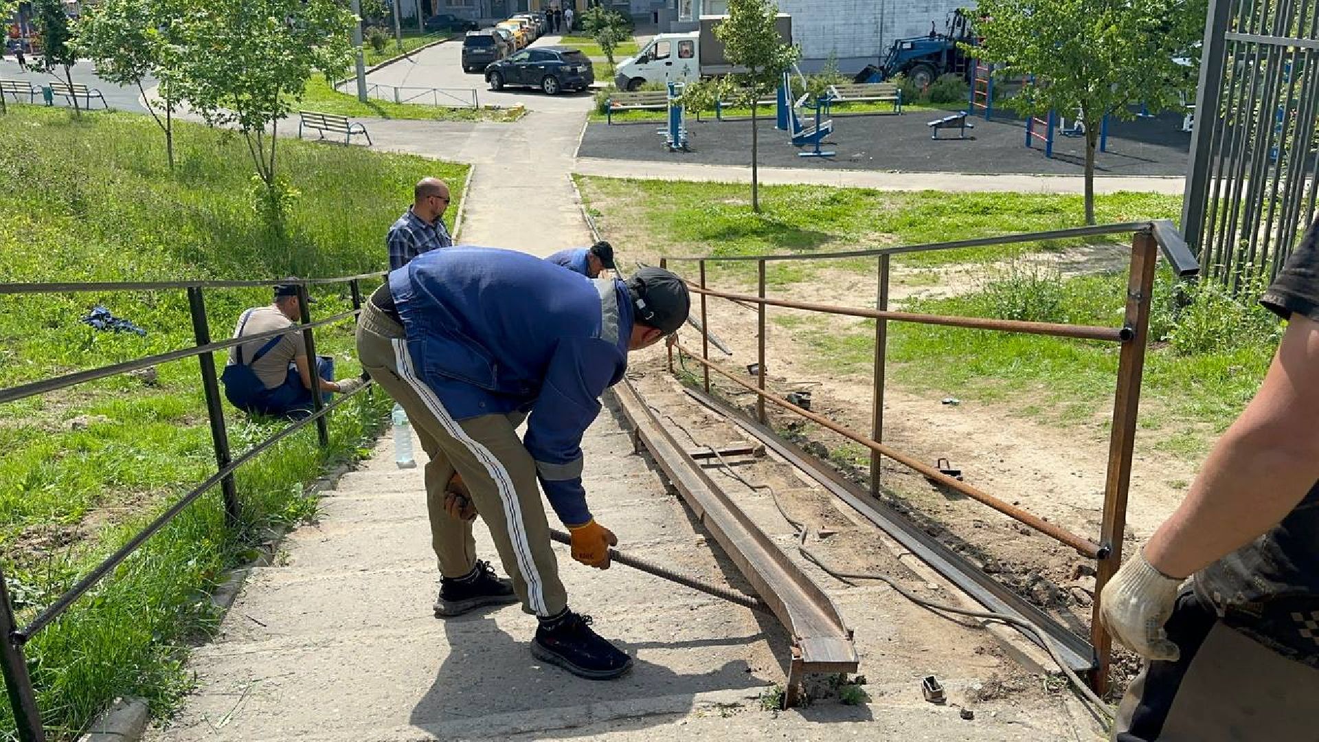 благоустройство, домодедово,