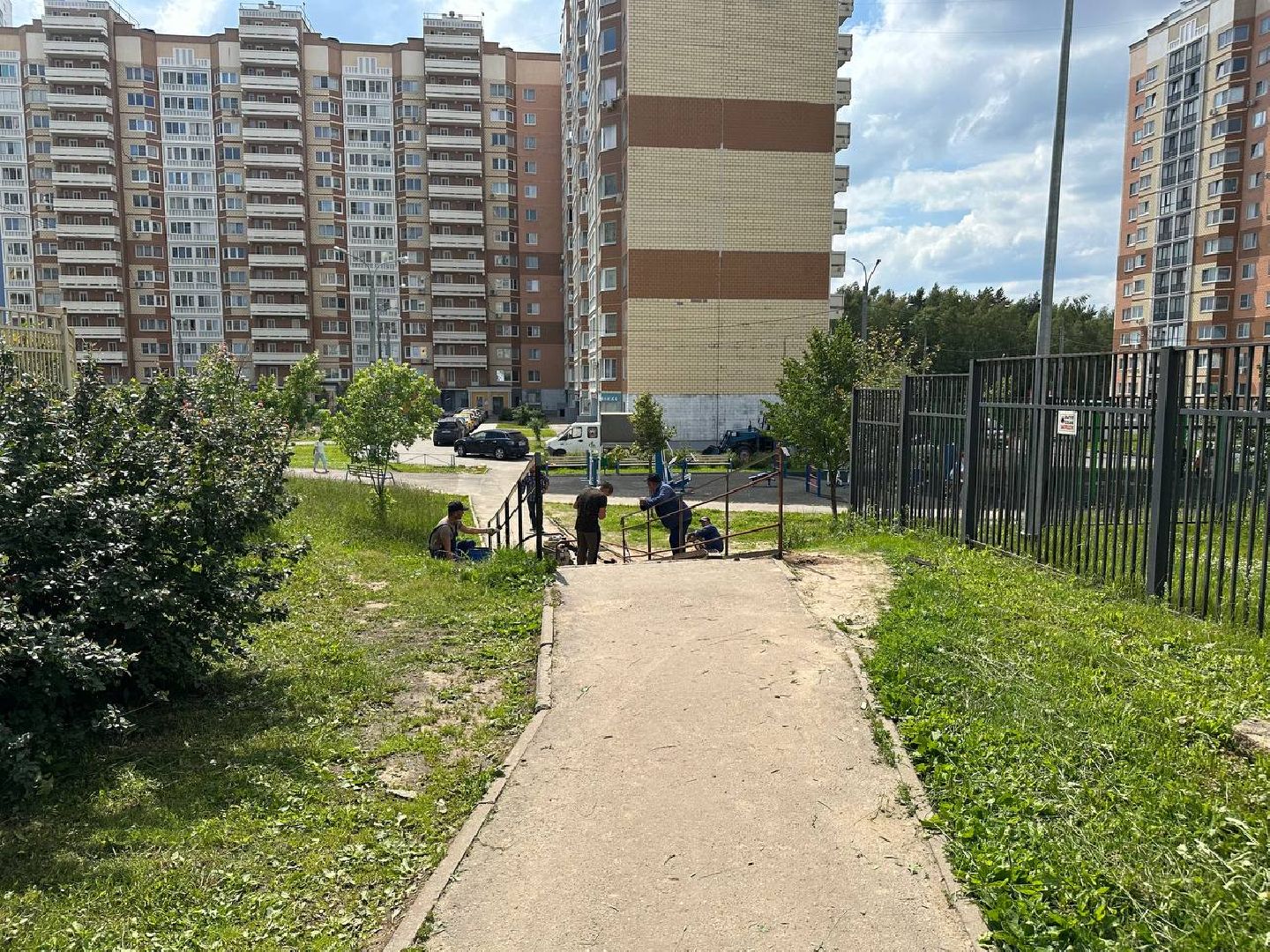 благоустройство, домодедово,