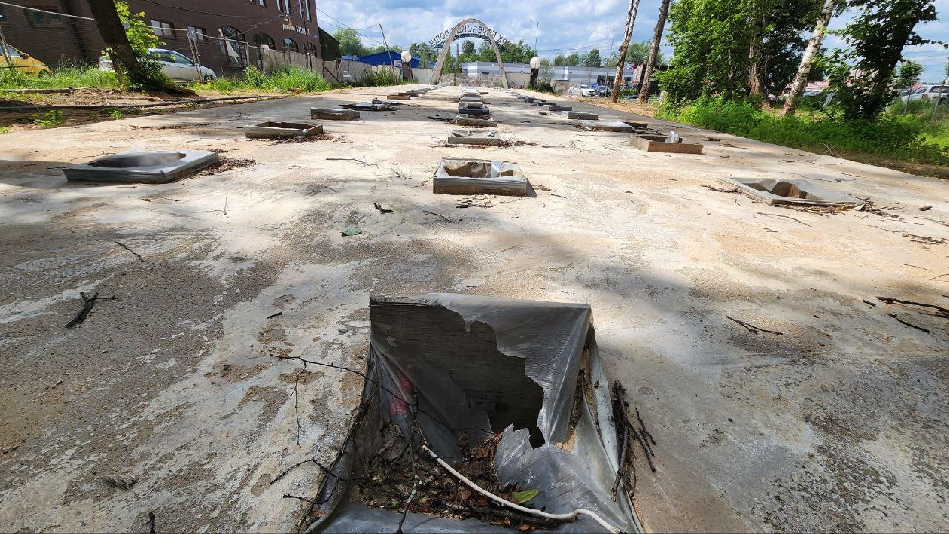 Дмитров, Парк Березовая роща, Фонтанный комплекс, Минблаго,