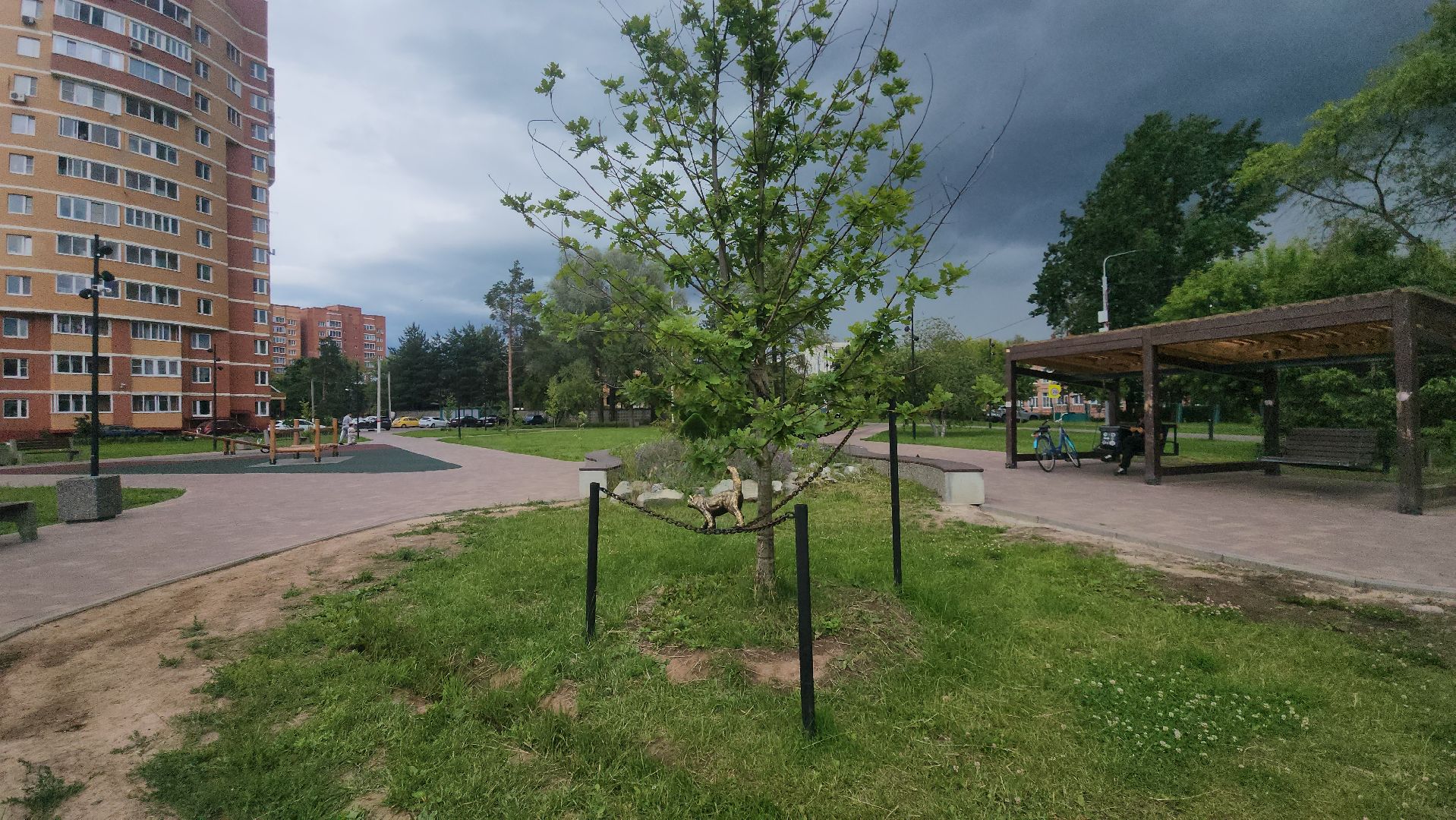 павловский посад, сквер, благоустройство ,