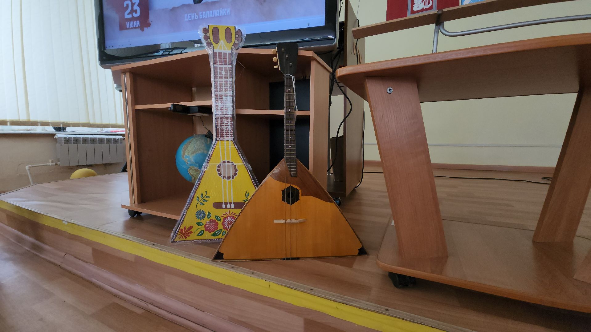 кашира, дети, лагерь, библиотека, балалайка, народные инструменты,