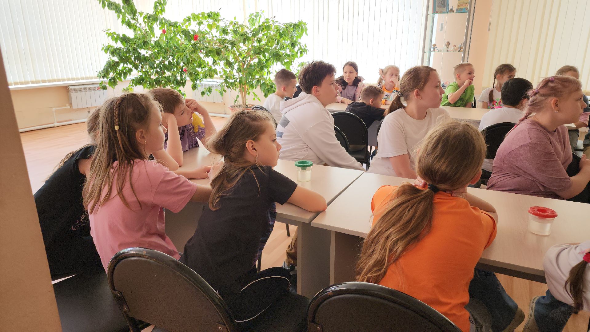 кашира, дети, лагерь, библиотека, балалайка, народные инструменты,