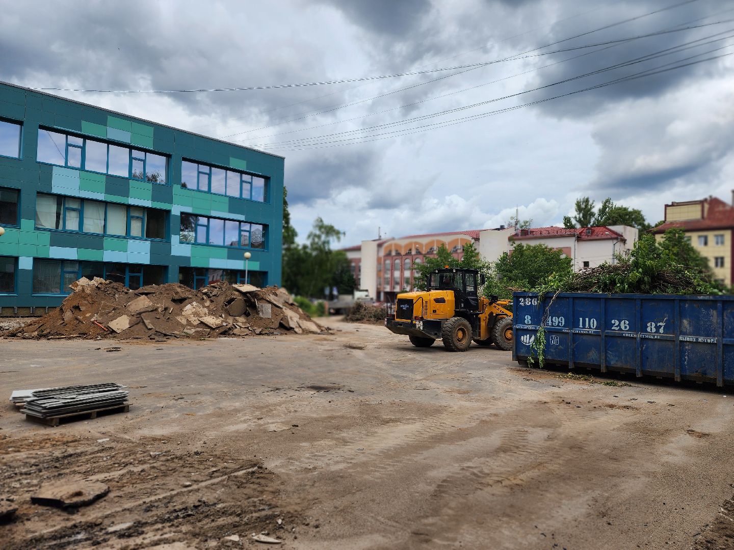 королёв, капитальный ремонт школы, школа 1,