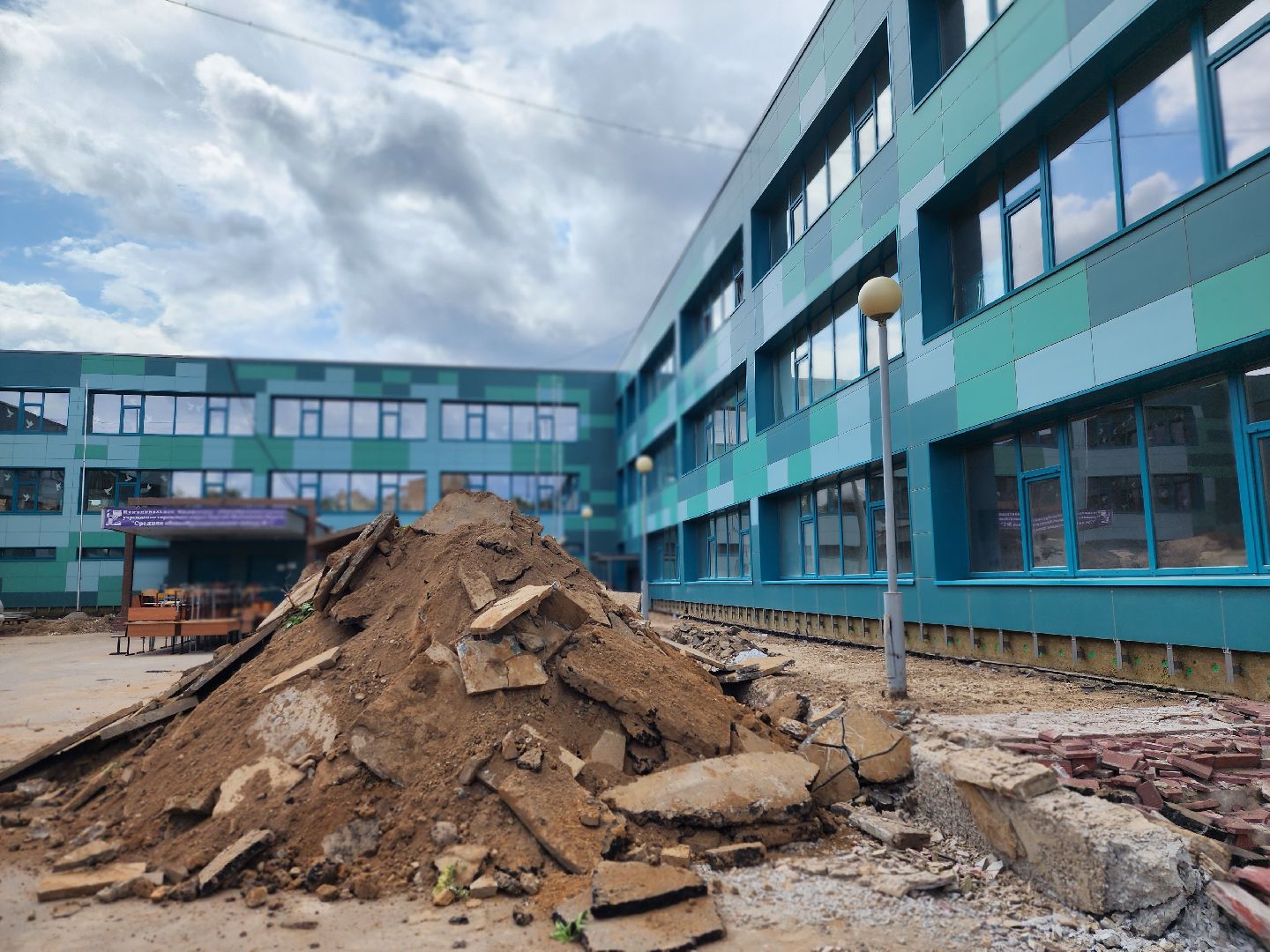 королёв, капитальный ремонт школы, школа 1,