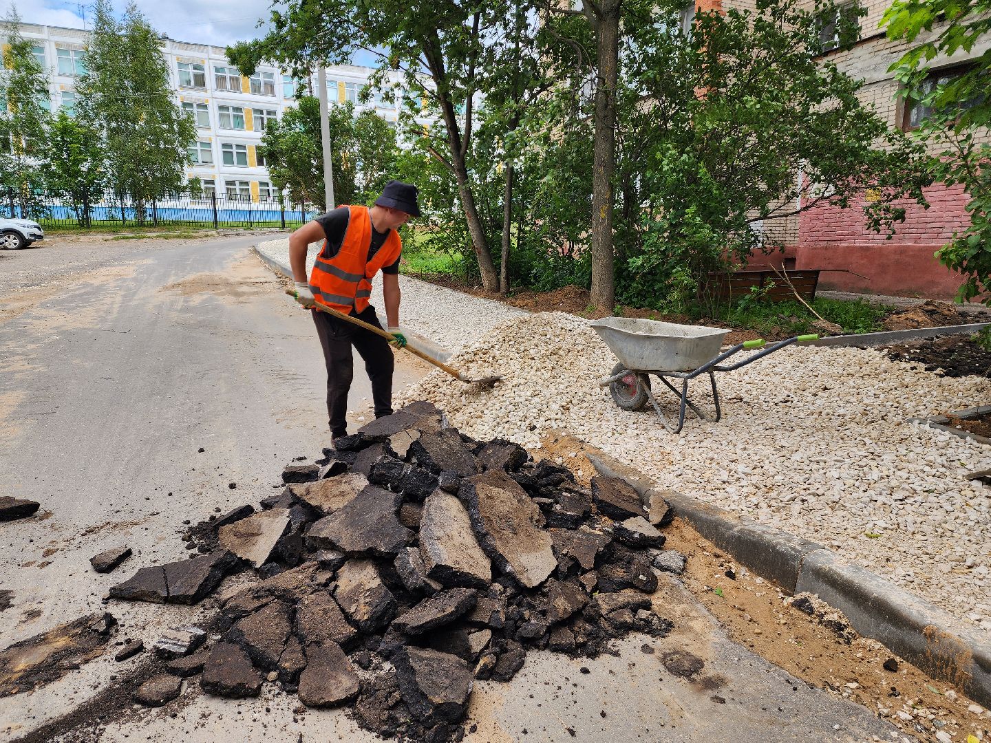 красноармейск, городской округ пушкинский, новые парковки, комплексное благоустройство,