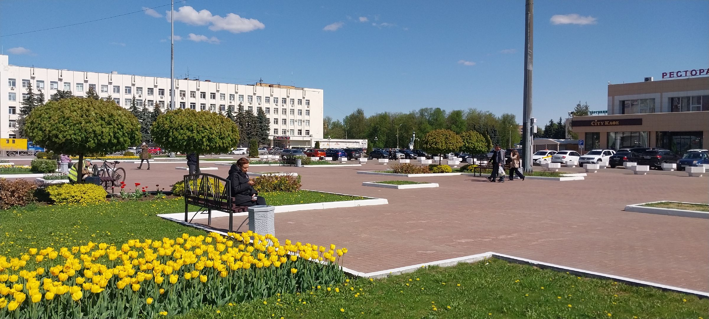 Коломна, лавочки