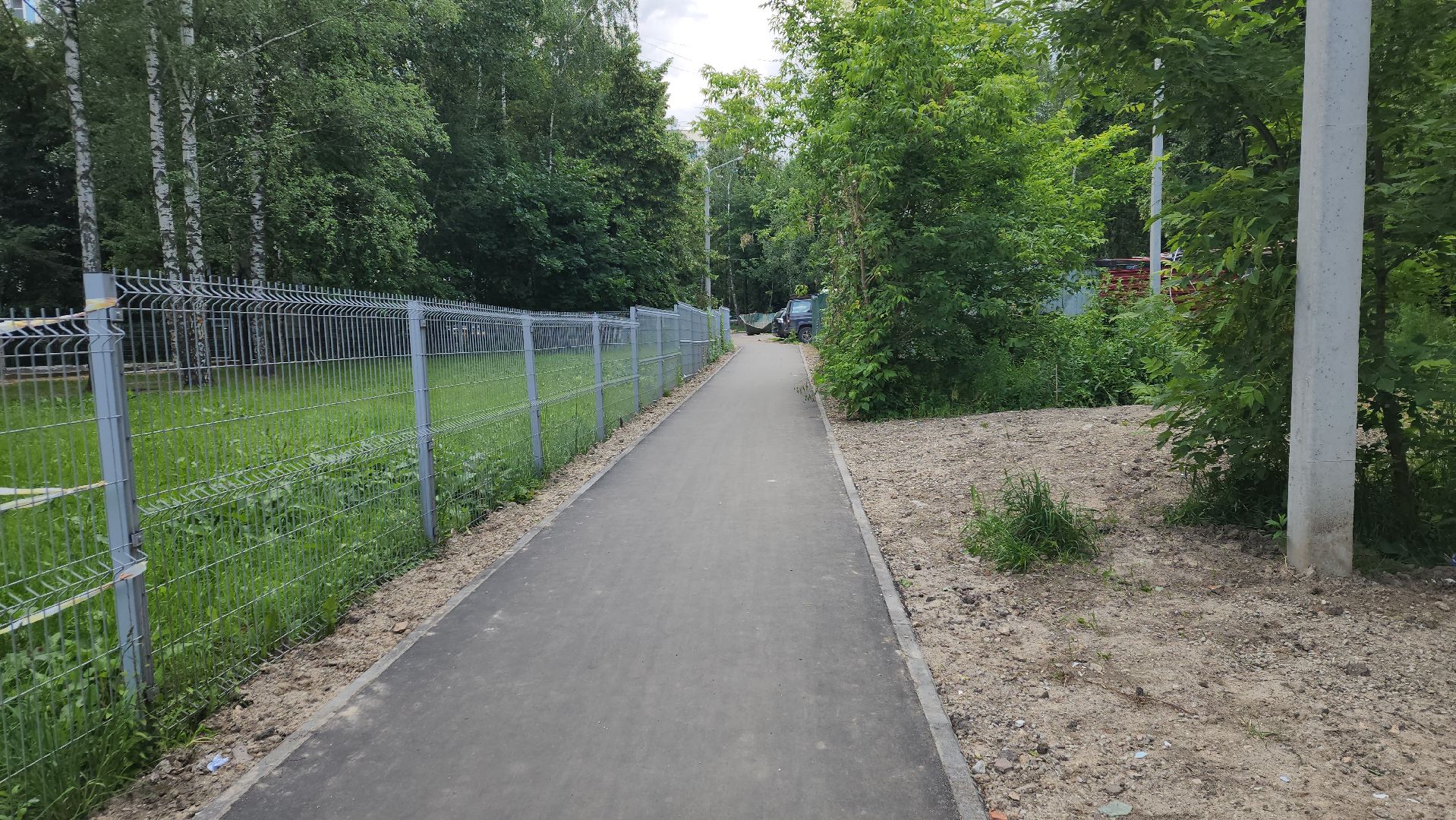 вертикалки, пушкино, пешеходная дорожка, тротуар, новый тротуар, пешком в подмосковье,региональная программа,