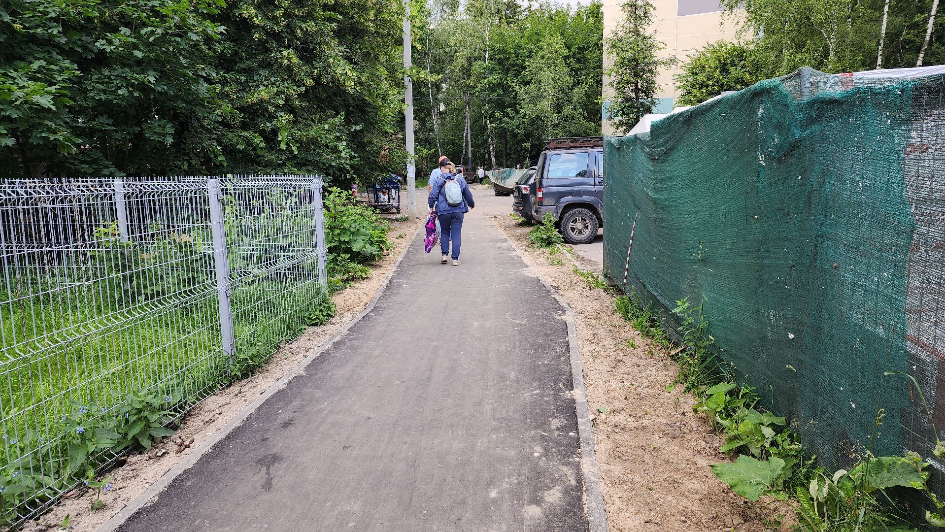 вертикалки, пушкино, пешеходная дорожка, тротуар, новый тротуар, пешком в подмосковье,региональная программа,