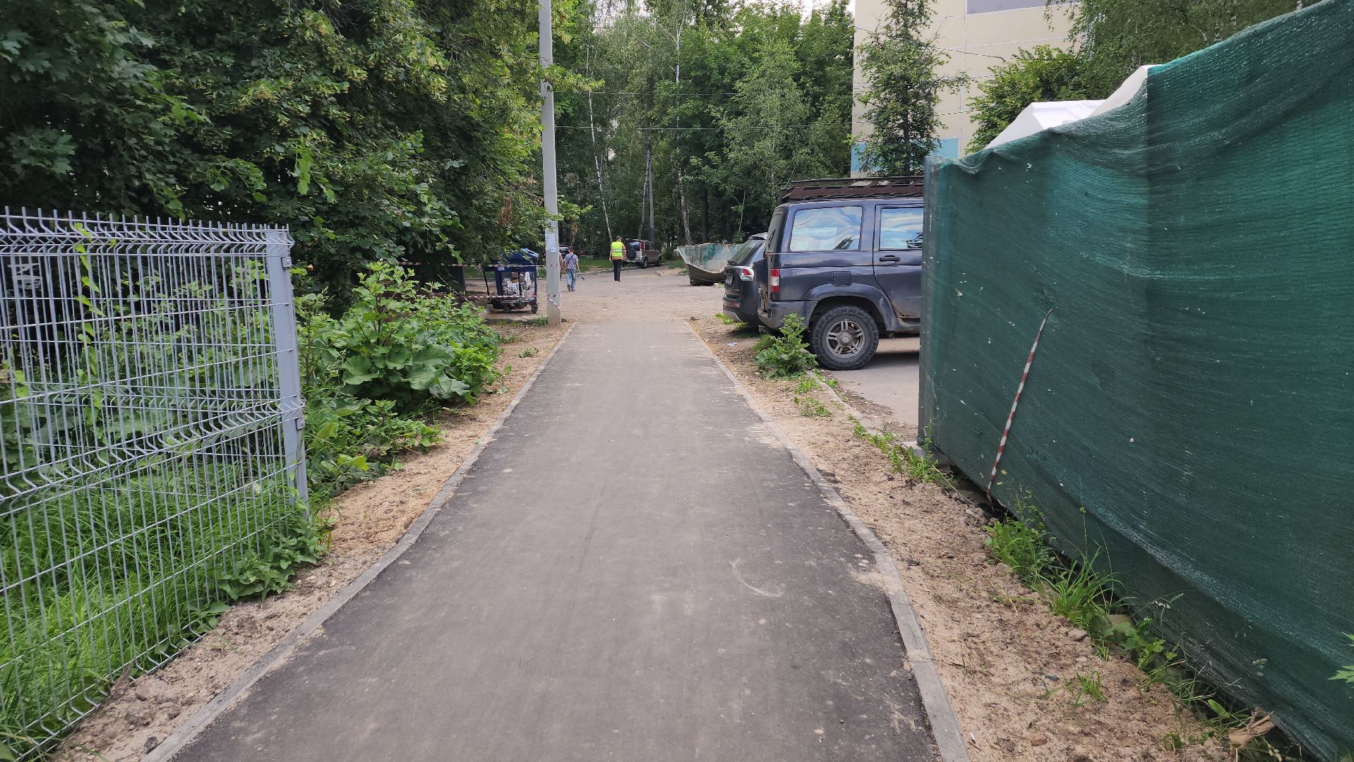 вертикалки, пушкино, пешеходная дорожка, тротуар, новый тротуар, пешком в подмосковье,региональная программа,