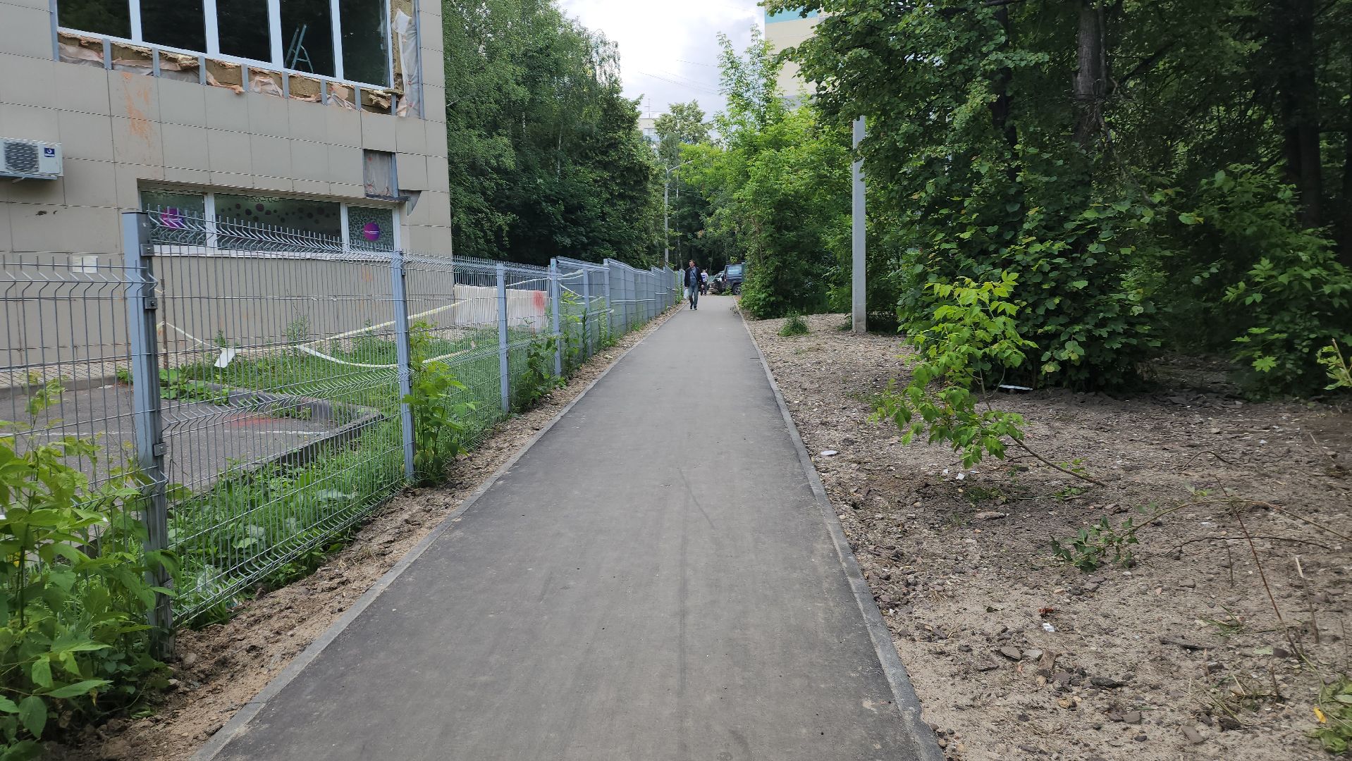 вертикалки, пушкино, пешеходная дорожка, тротуар, новый тротуар, пешком в подмосковье,региональная программа,