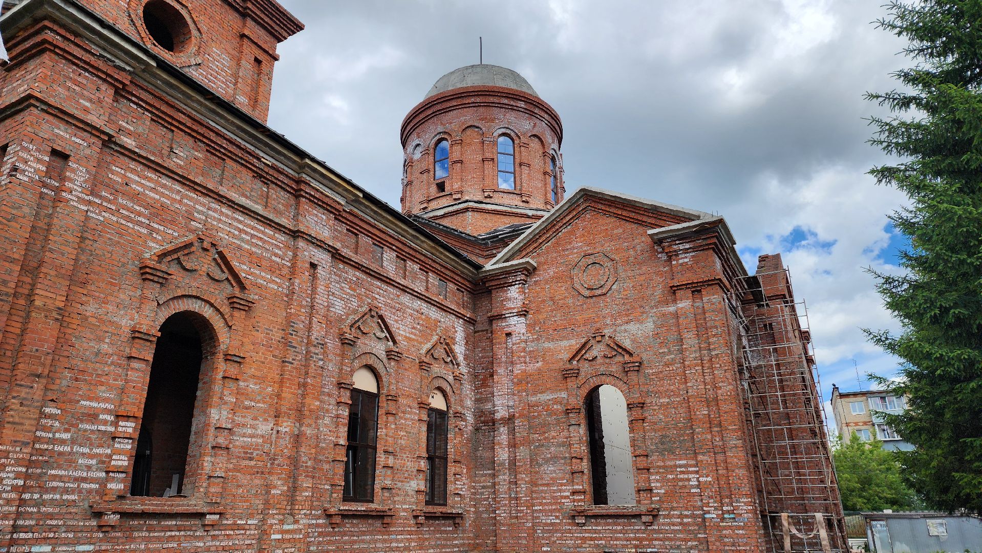 Купол над храмом, Лобня, Церковь ,