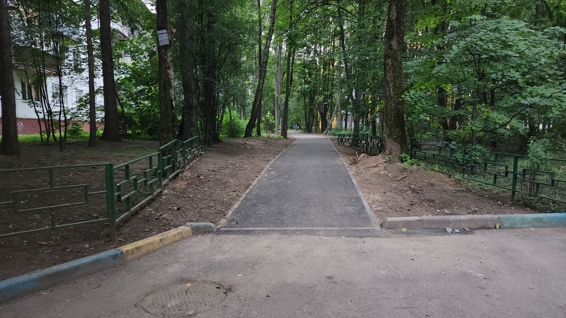 вертикалки, пушкино, тротуар, новый тротуар, пешком в подмосковье, пешеходная дорожка, благоустройство, микрорайон,серебрянка,