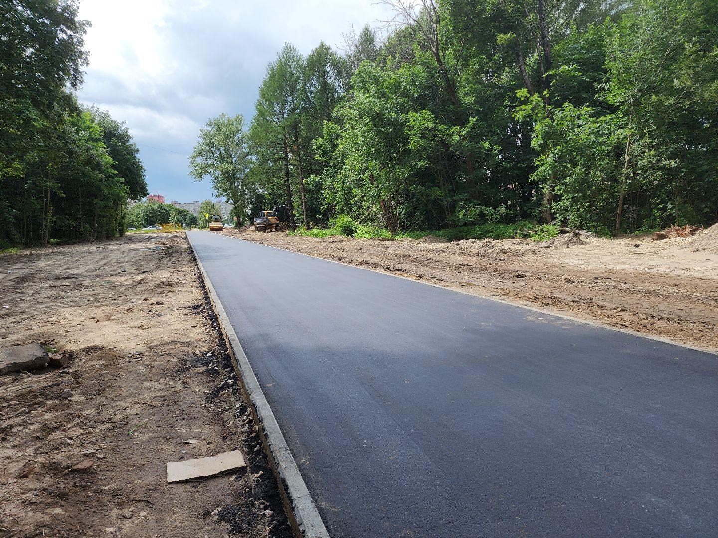 Черноголовка, Благоустройство, Ремонт дороги,