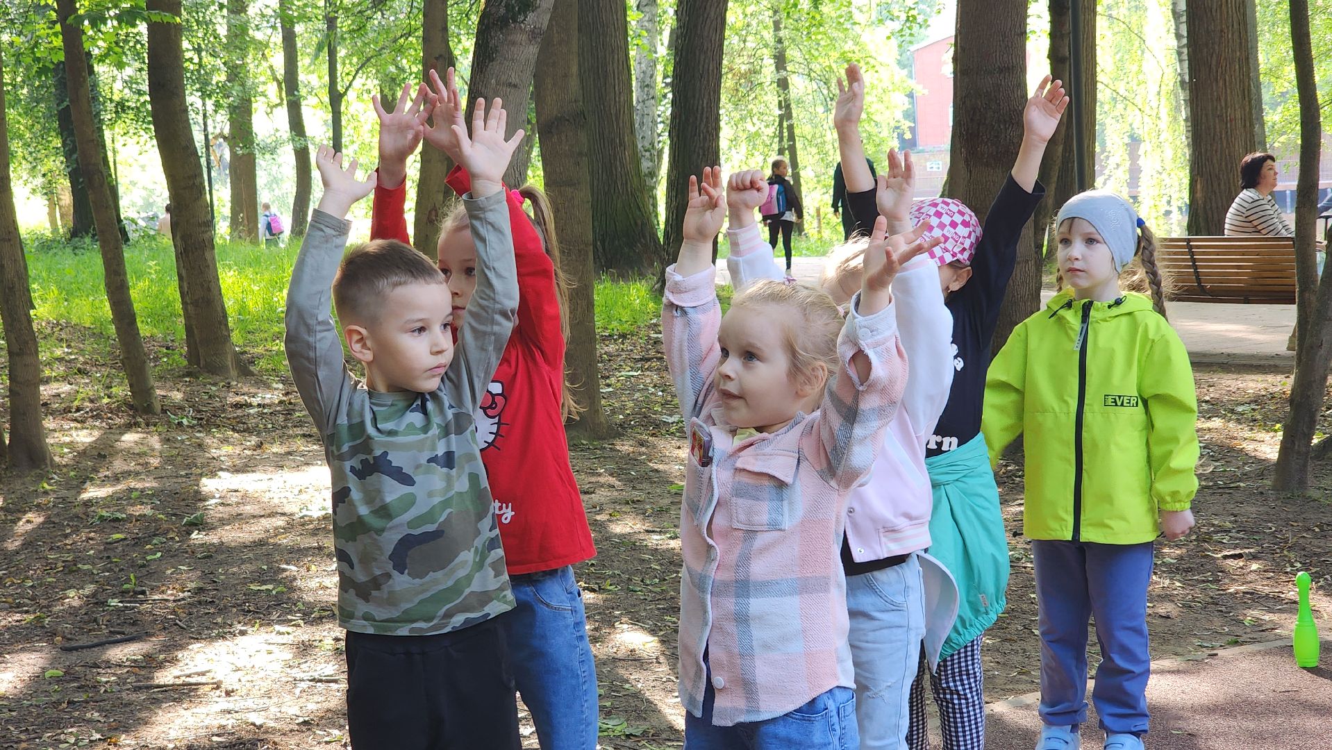парки подмосковья, лето в парке, дети, лосино-петровский,