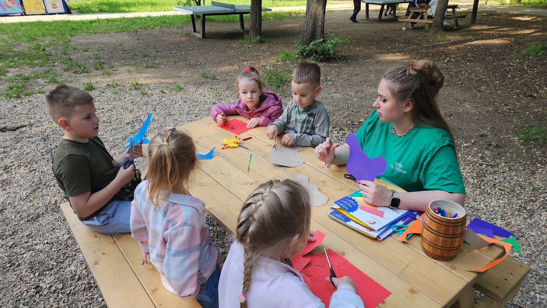 парки подмосковья, лето в парке, дети, лосино-петровский,
