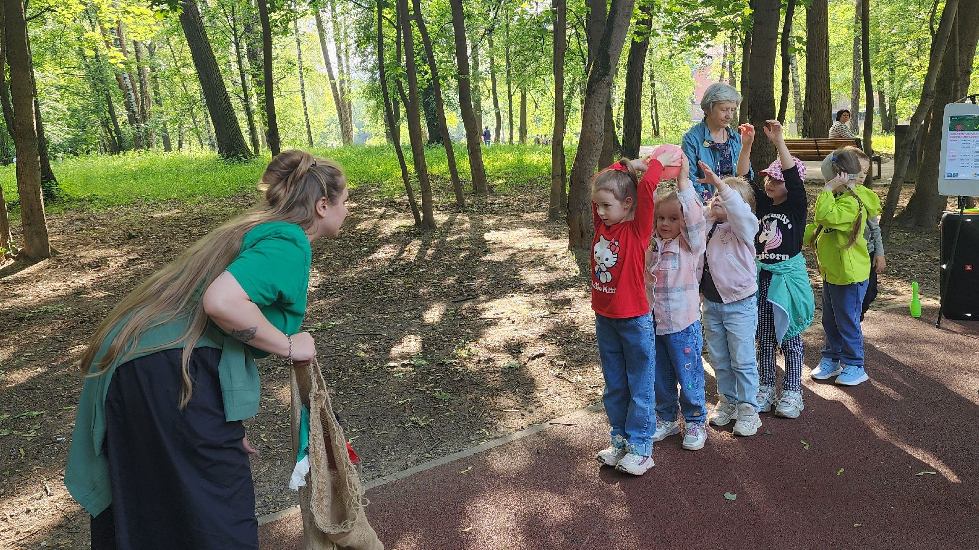 парки подмосковья, лето в парке, дети, лосино-петровский,