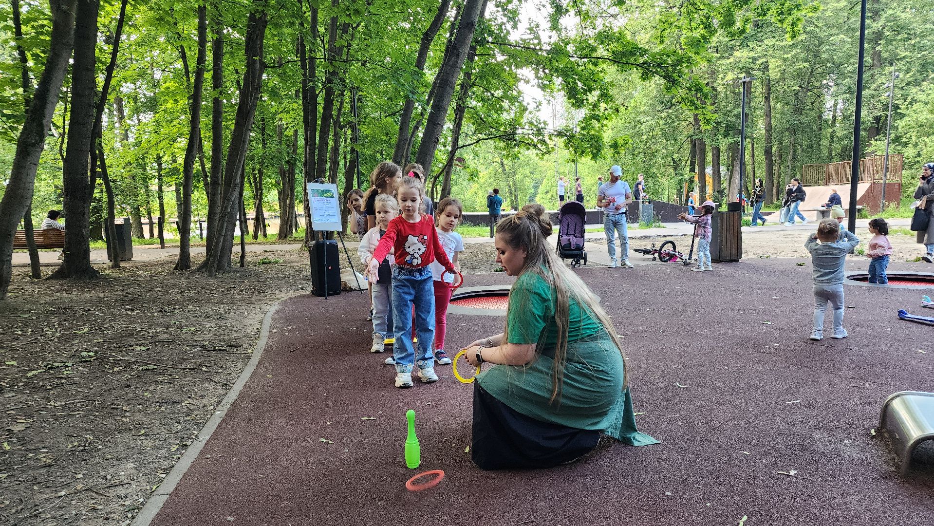 парки подмосковья, лето в парке, дети, лосино-петровский,