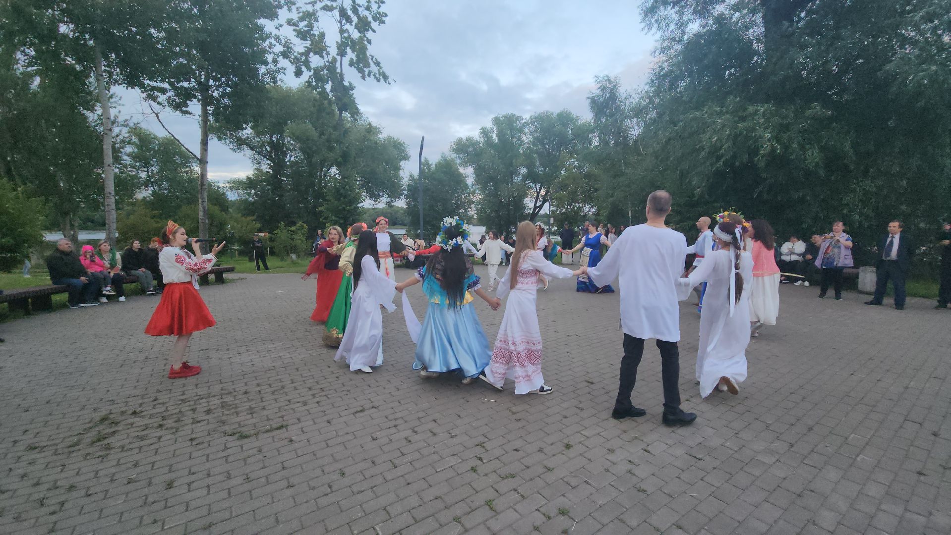 долгопрудный, кмц долгопрудный, Иван-Купала, славянские традиции, парк мысово,венки, костер,