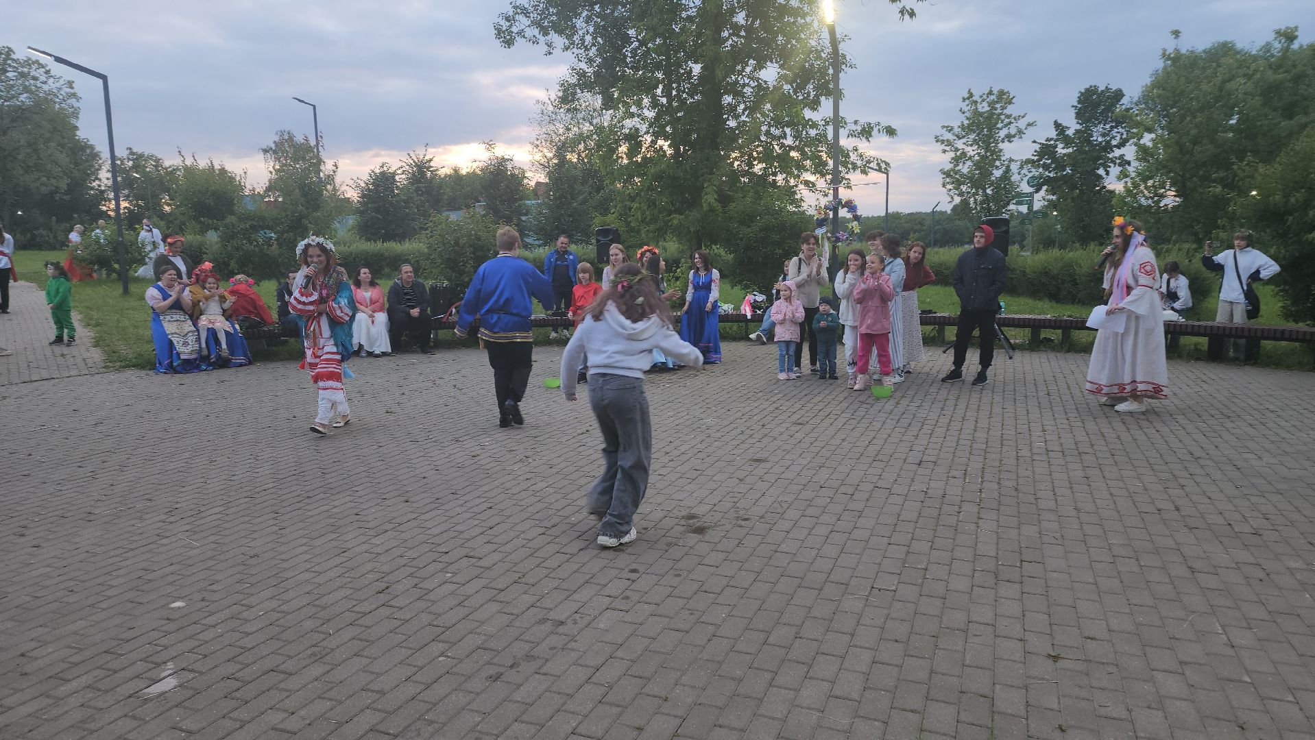 долгопрудный, кмц долгопрудный, Иван-Купала, славянские традиции, парк мысово,венки, костер,