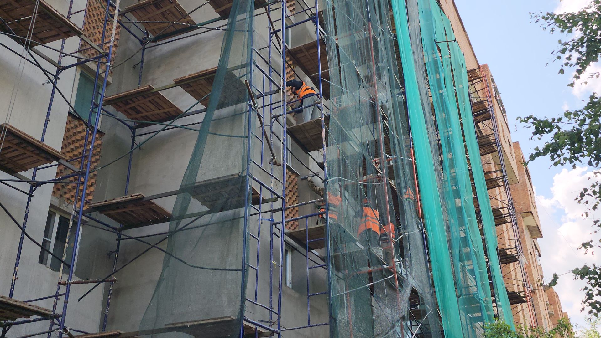 серпухов, поселок оболенск, проспект биологов, выездная администрация, укрепление фасада,