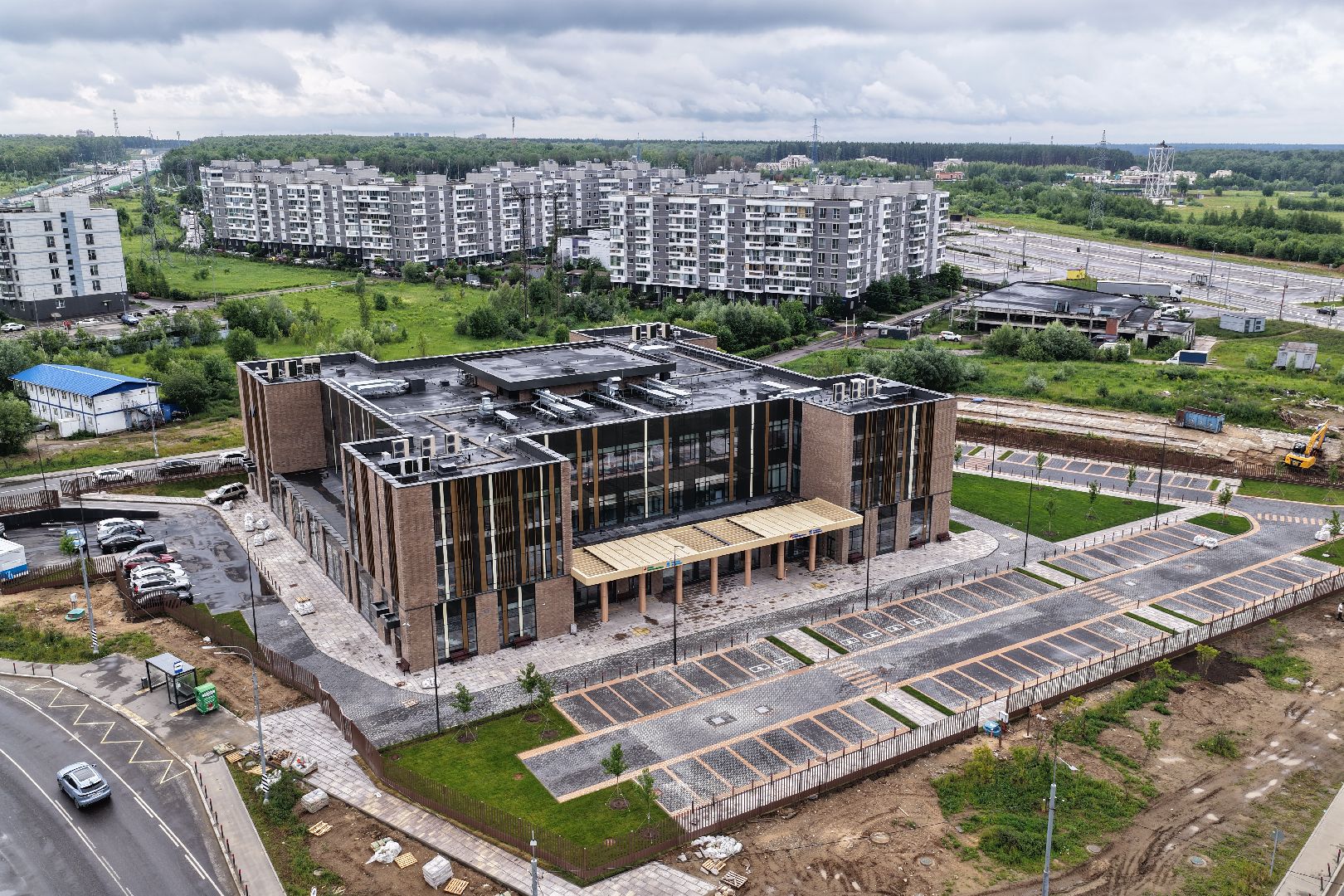 видео с коптера, кдц в одинцове, медицина в одинцове, кдц ромашково,