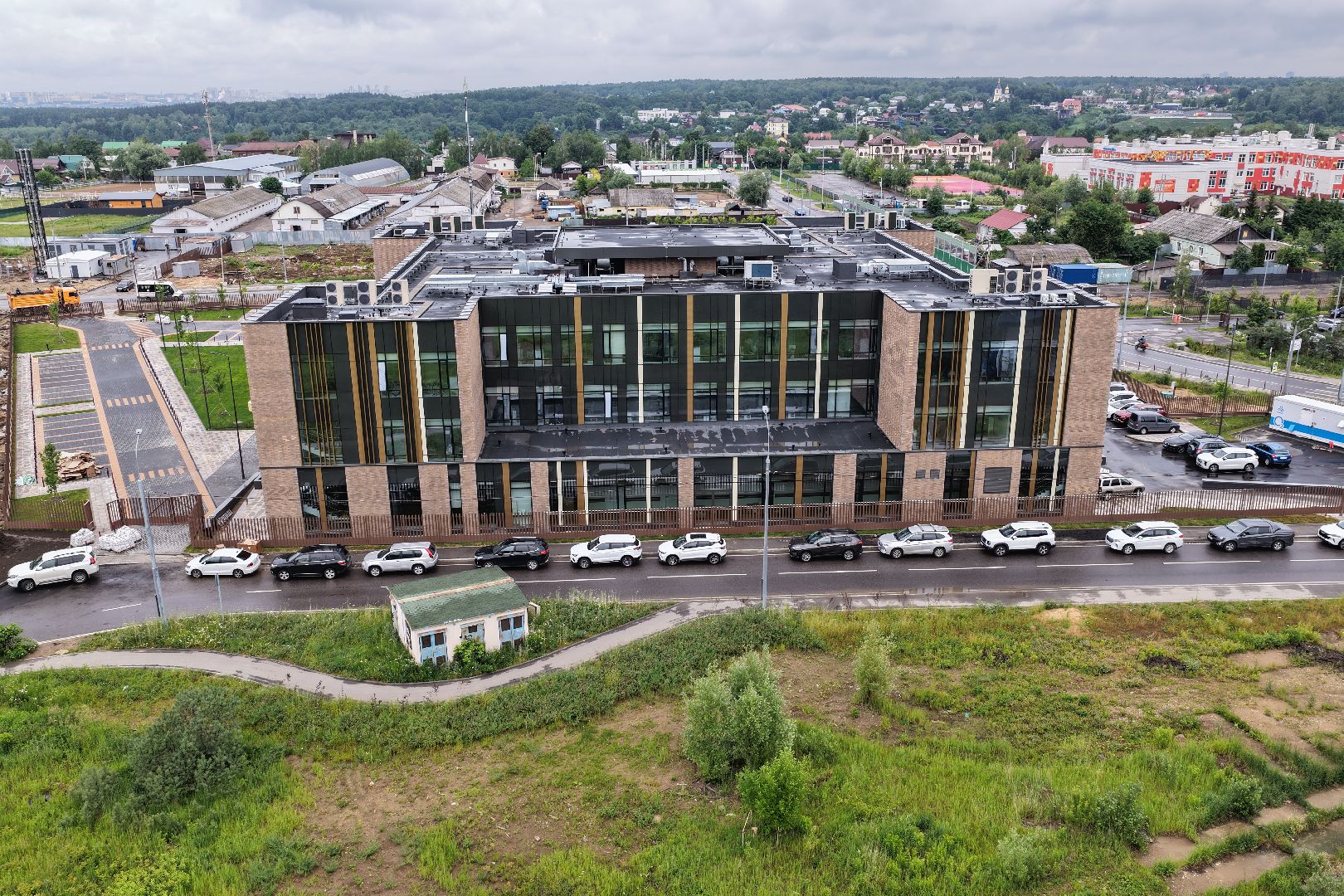 видео с коптера, кдц в одинцове, медицина в одинцове, кдц ромашково,