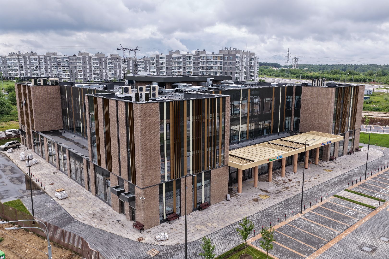 видео с коптера, кдц в одинцове, медицина в одинцове, кдц ромашково,