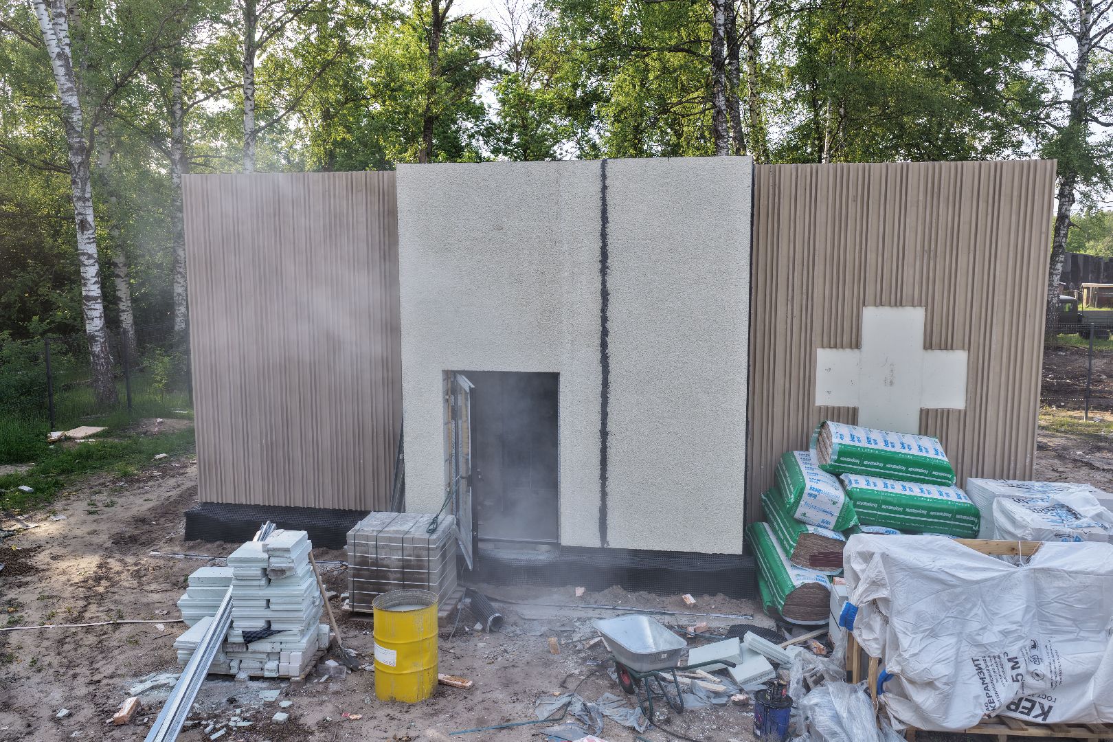 видео с коптера, Фельдшерский здравпункт в шатуре,