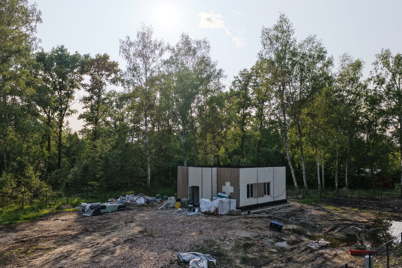 видео с коптера, Фельдшерский здравпункт в шатуре,