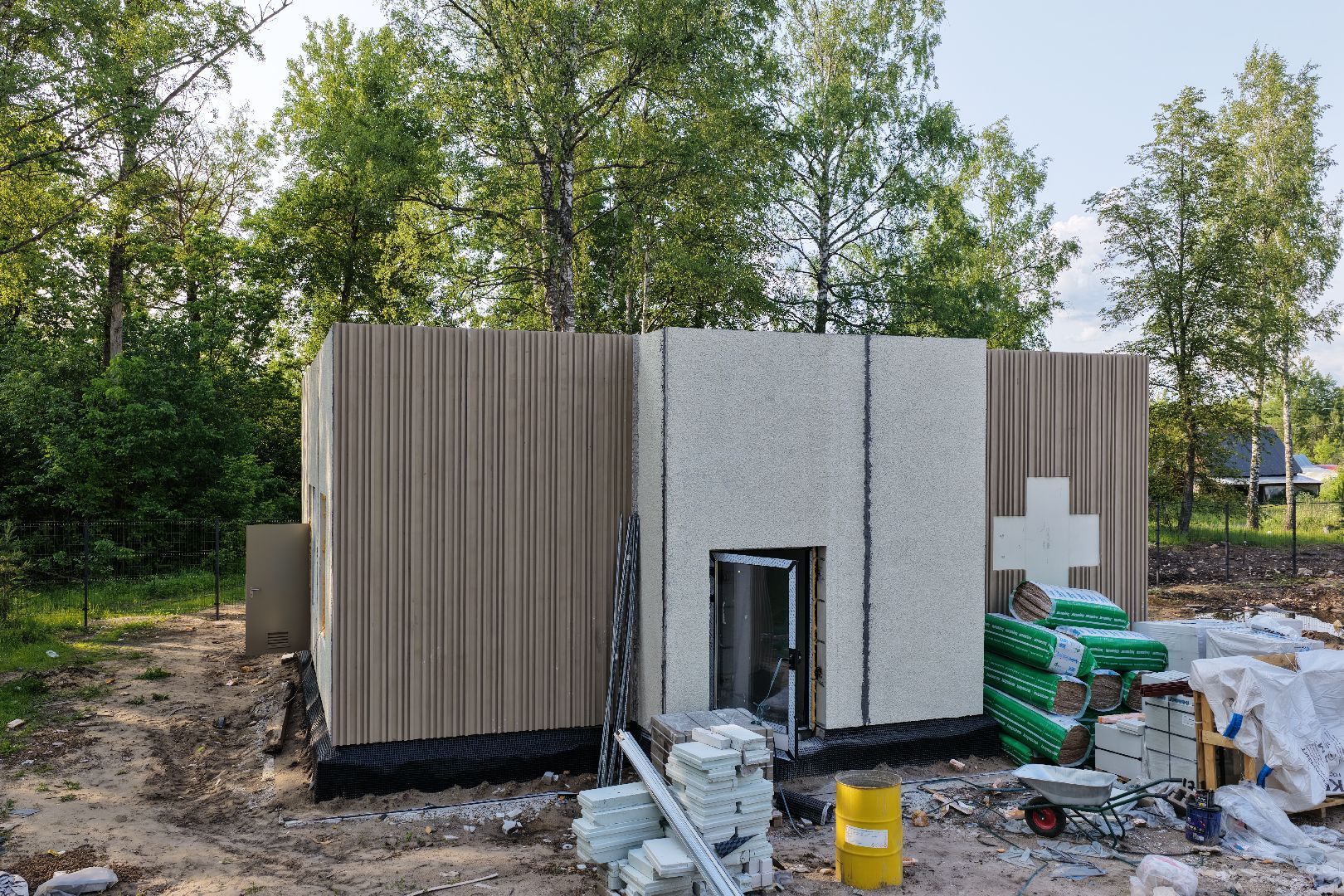 видео с коптера, Фельдшерский здравпункт в шатуре,