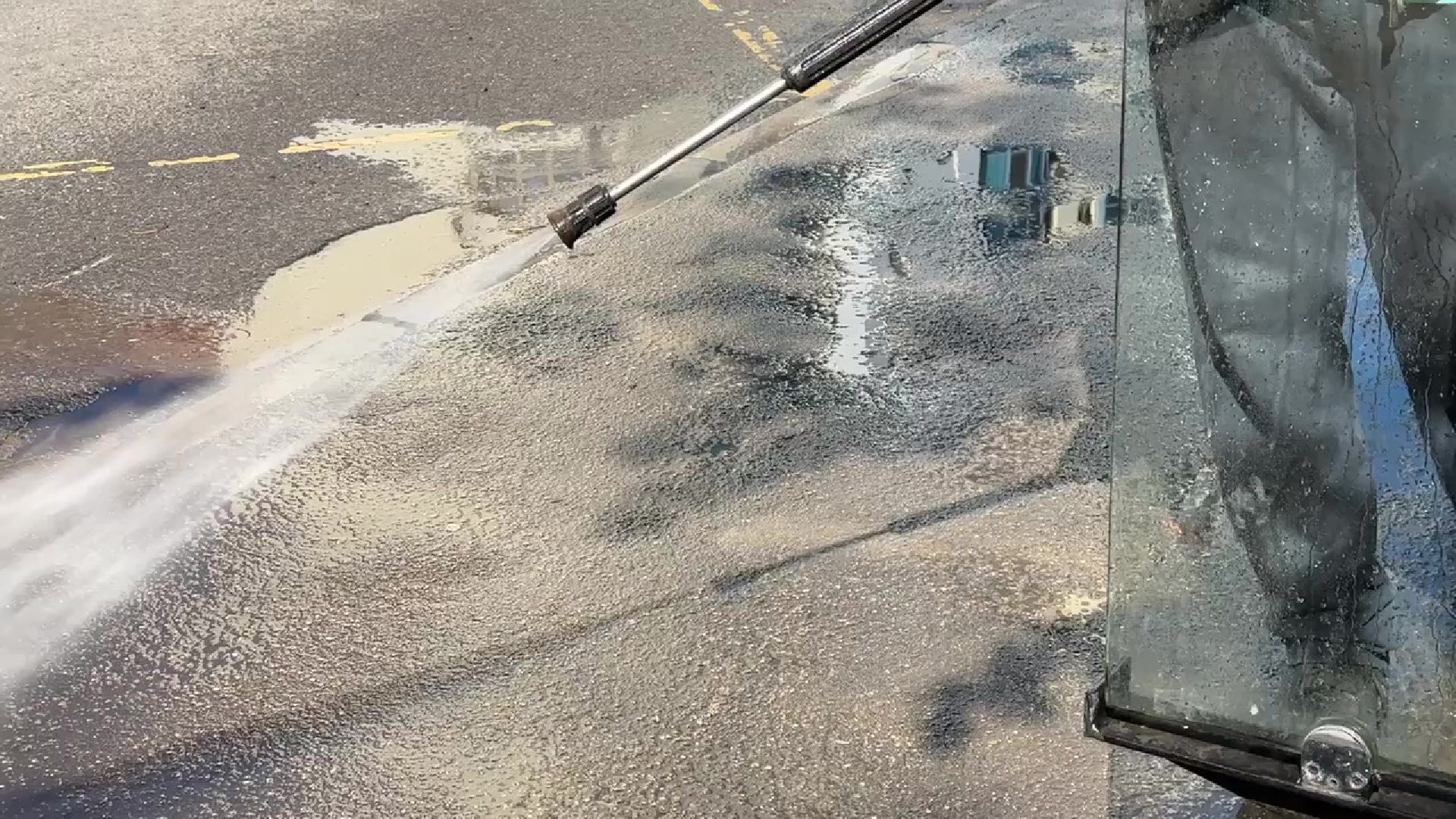 Реутов, остановки, благоустройство, мойка, вода