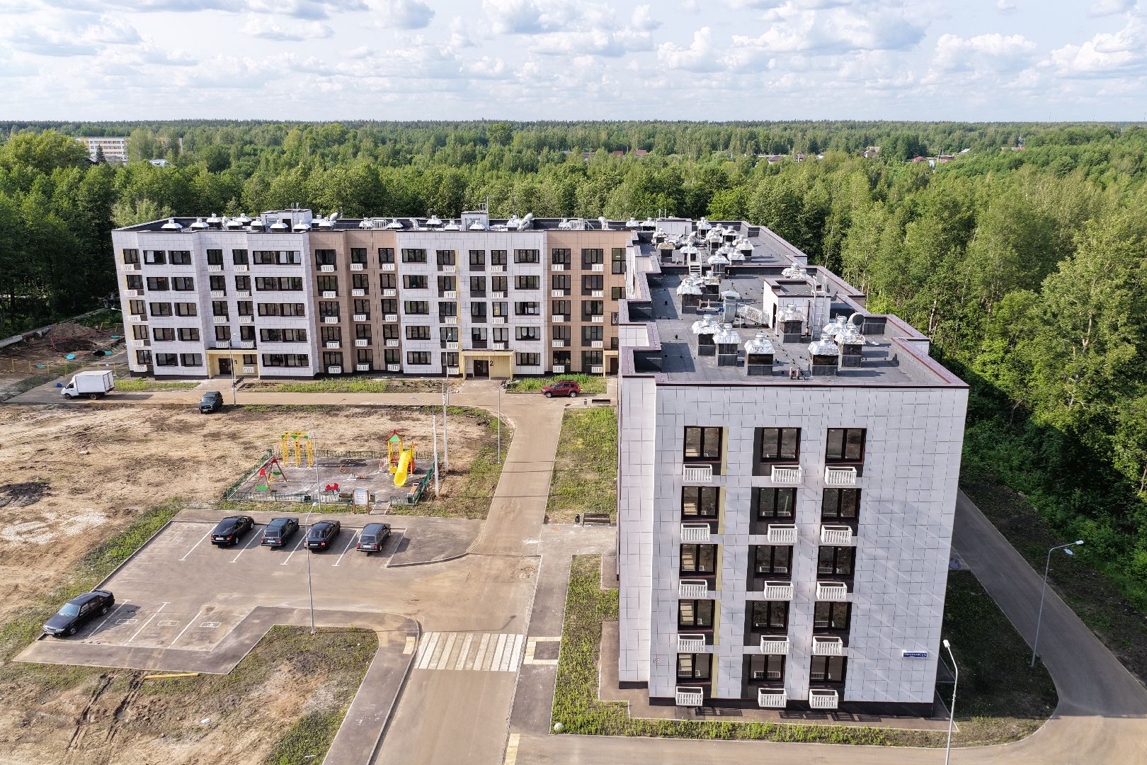 видео с коптера, дом для переселенцев в шатуре, переселение из аварийного жилья,
