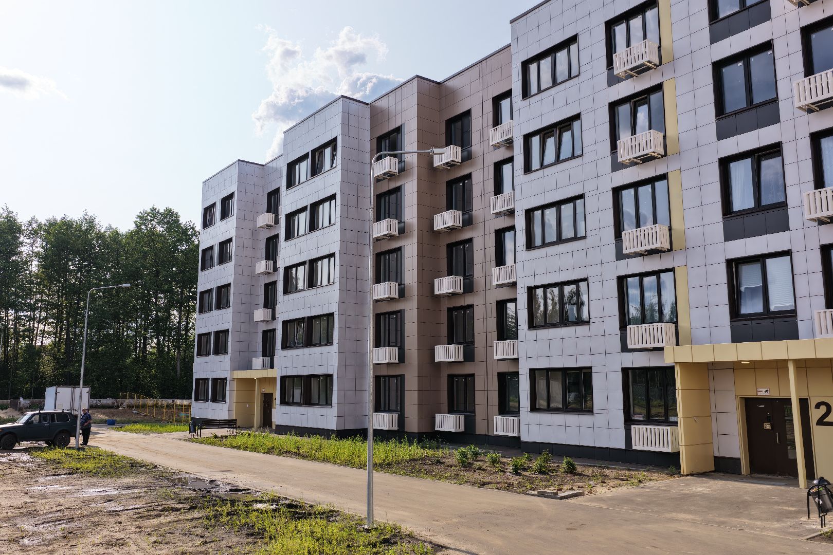 видео с коптера, дом для переселенцев в шатуре, переселение из аварийного жилья,