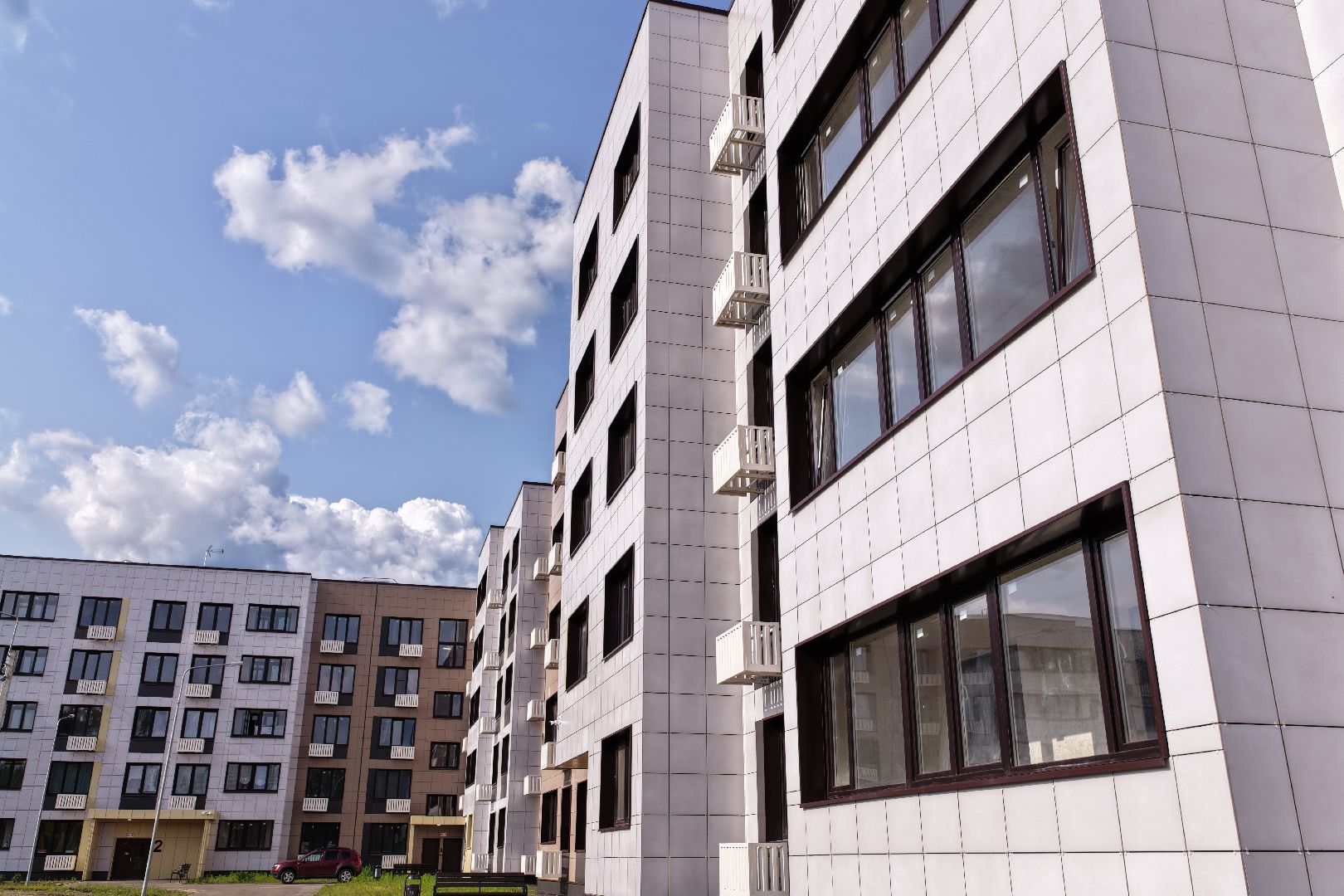 видео с коптера, дом для переселенцев в шатуре, переселение из аварийного жилья,