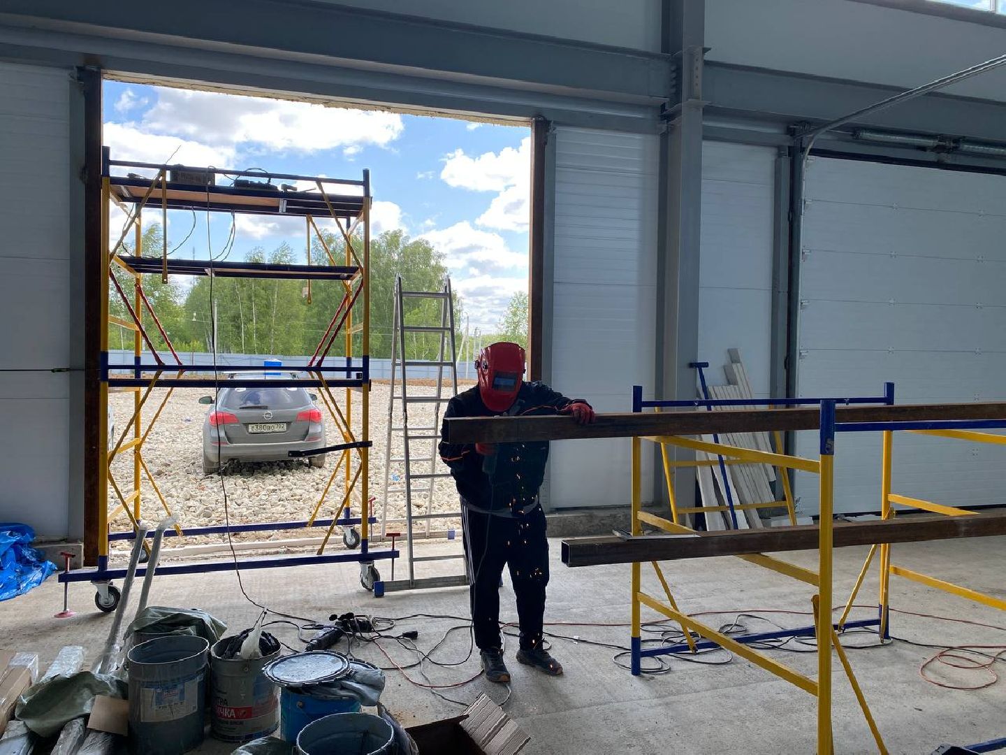 чехов, улица литейная, новое пищевое производство, строительство, внутренняя отделка, ворота, внутренние перегородки, инженерные сети, продукты здорового питания, орехи и сухофрукты, роял мубарак, компания орбита,