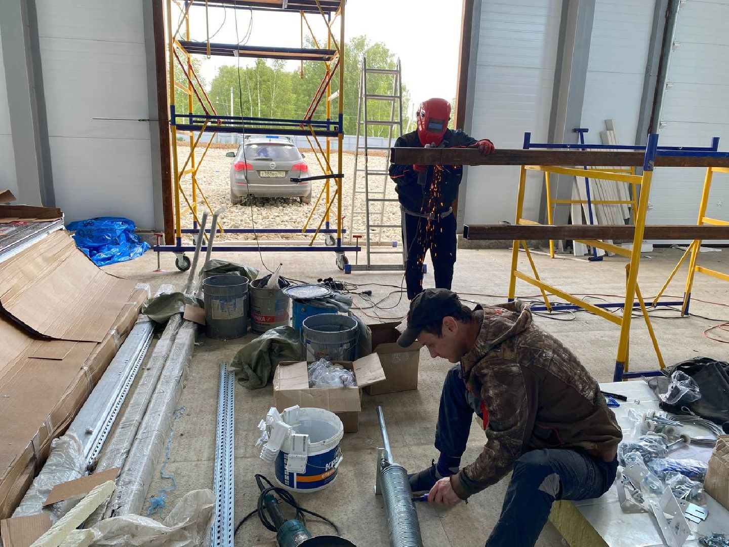 чехов, улица литейная, новое пищевое производство, строительство, внутренняя отделка, ворота, внутренние перегородки, инженерные сети, продукты здорового питания, орехи и сухофрукты, роял мубарак, компания орбита,