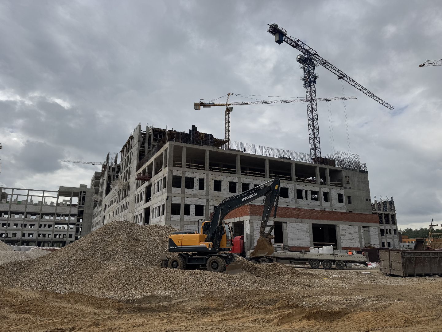 строительство, больница, ольгино,  Балашиха,