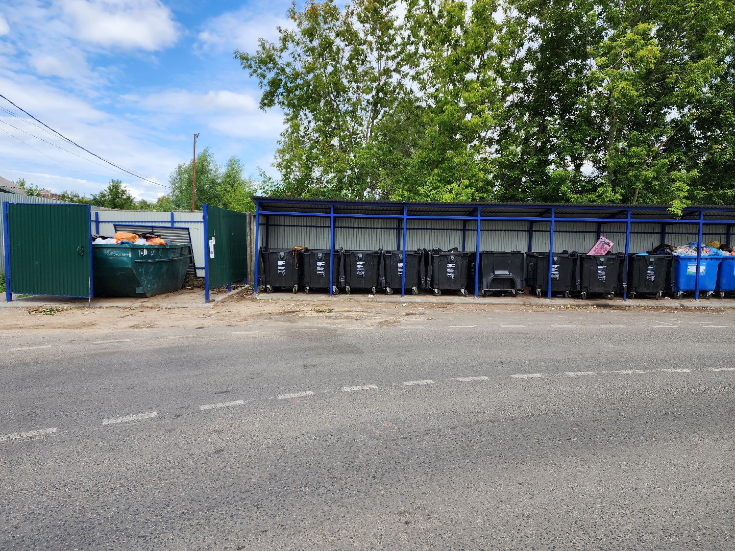 раменское, жкх, модернизация контейнерных площадок, москворецкая 3а,