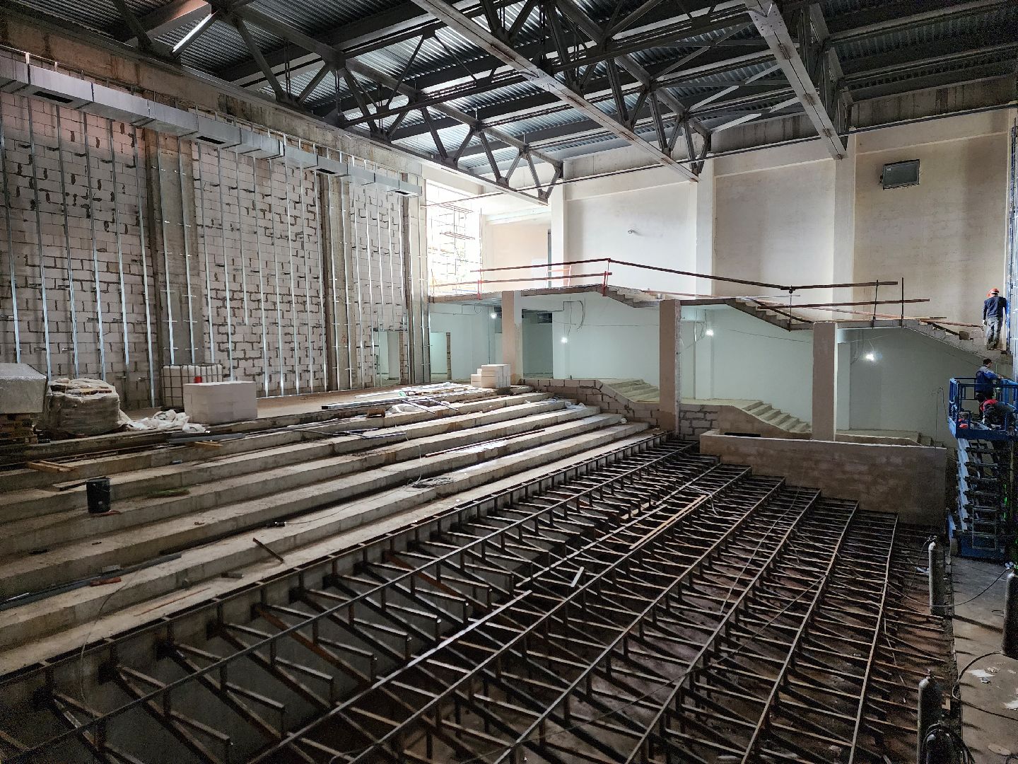 королёв, строительство пристройки на 400 мест, школа 1 в королеве ,