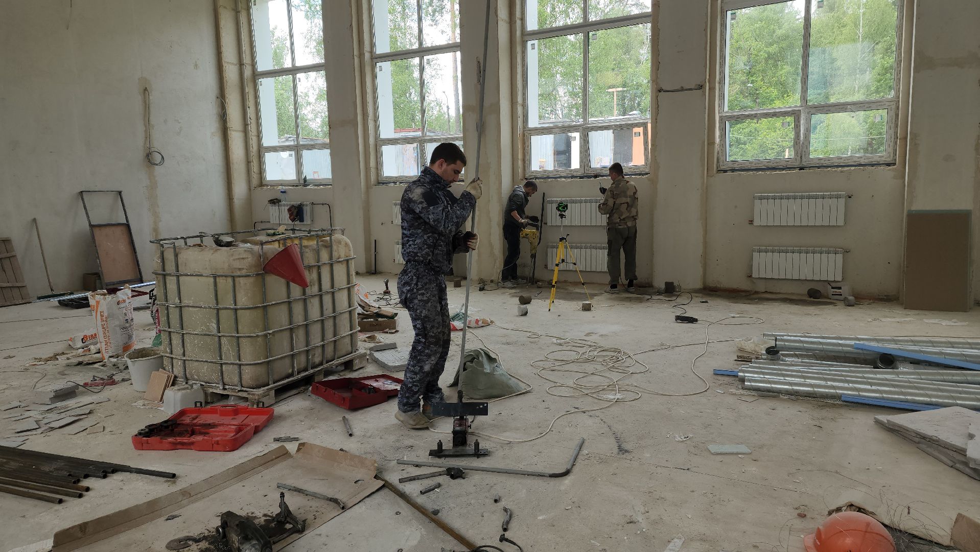 красноармейск, городской округ пушкинский, капремонт школы, темпы,