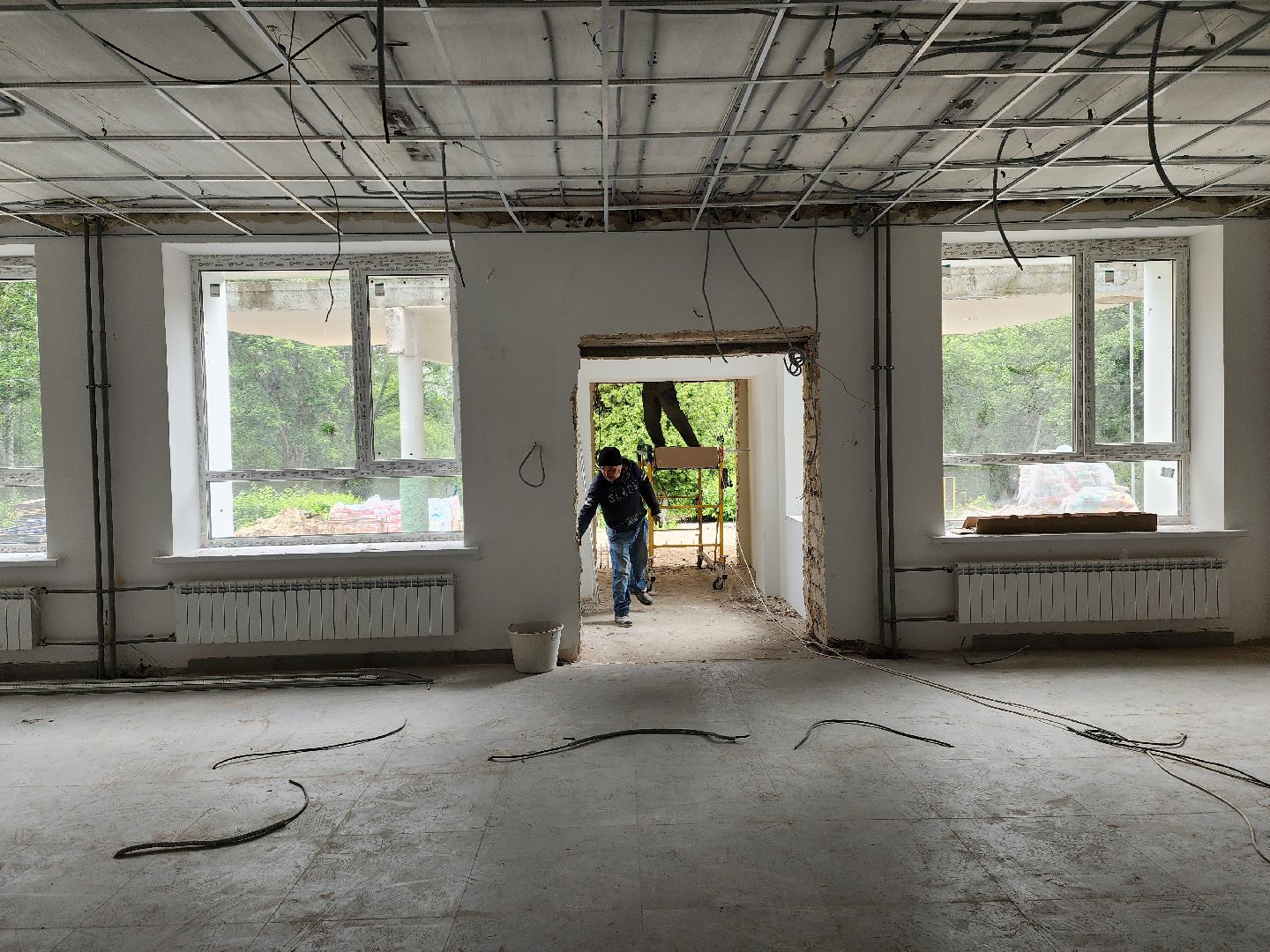 красноармейск, городской округ пушкинский, капремонт школы, темпы,