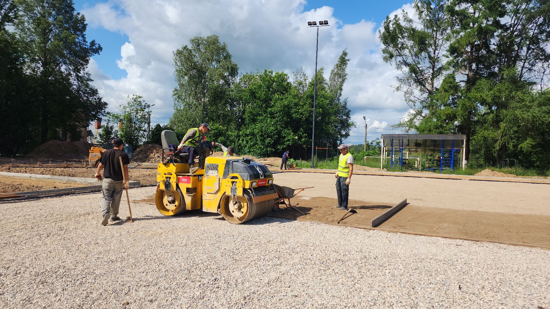 волоколамск, ремонт стадиона,